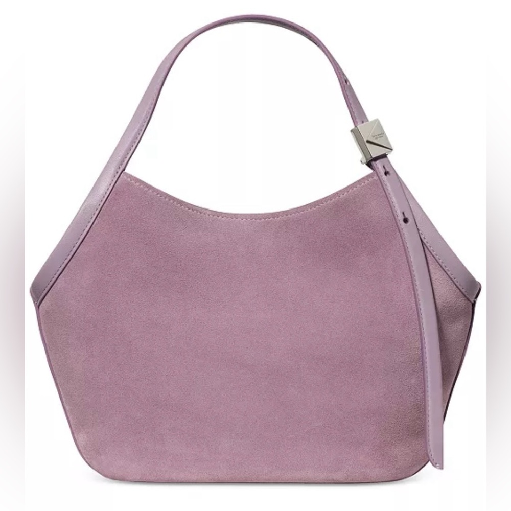 ♠️ KATE SPADE NWT Deco Tulip Small Suede Tote Bag with dust bag /packaging